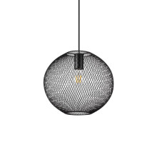 Ideal Lux NET Pendelleuchte E27 ⌀295mm dimmbar Schwarz 313788