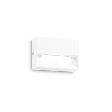 Ideal Lux DEDRA LED Wandleuchte 1,5W Weiss IP65 warmweiss 316901