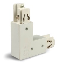 ISOLED 3-Phasen Classic L-Verbinder N-Leiter außen, Schutzleiter innen, weiß