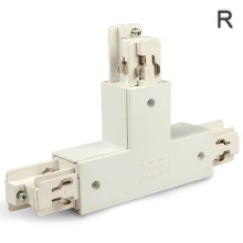 ISOLED 3-Phasen Classic T-Verbinder N-Leiter links, Schutzleiter rechts, weiß