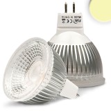 ISOLED MR16 LED Strahler 6W GLAS-COB, 70°, warmweiß, dimmbar