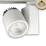 ISOLED 3-PH Schienen-Strahler Bread Light, 40W, 30°-50°, weiß matt