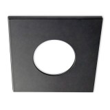 ISOLED Cover Aluminium eckig schwarz matt für Einbaustrahler Sys-68