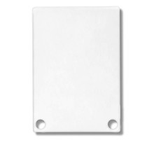 ISOLED Endkappe EC48 Alu weiß RAL 9010 für SURF/DIVE24 mit COVER11, 2 STK, inkl. Schrauben