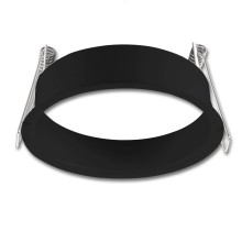 ISOLED Erweiterungsring rückversetzt rund schwarz matt für Einbaustrahler Sys-68