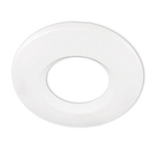 ISOLED Cover Aluminium rund/Kante weiß matt für Einbaustrahler Sys-68