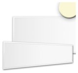 ISOLED LED Panel Business Line 1200 UGR<19 2H/2H, 36W, Rahmen weiß RAL 9016, warmweiß, Push/DALI dimmbar