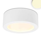 ISOLED LED Aufbauleuchte LUNA 15W, weiß, indirektes Licht, warmweiß, dimmbar