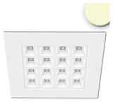 ISOLED LED Panel UGR16 Line 625, 36W, Rahmen weiß, warmweiß, dimmbar