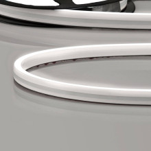 ISOLED LED Neon Flexband Streifen 6512, 24V, 14,4W, IP66, 4000K, 140 LED/m, inkl. Montageclips