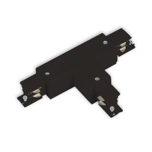 ISOLED 3-Phasen S1 T-Verbinder N-Leiter links, Schutzleiter rechts, schwarz