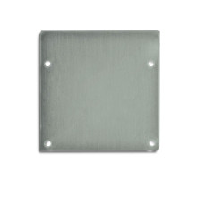 ISOLED Endkappe EC51 Aluminium silber für Profil LAMP55, 2 STK, inkl. Schrauben