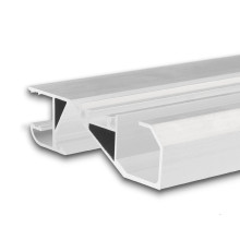 ISOLED LED Sockelleistenprofil HIDE BOTTOM weiß RAL 9003