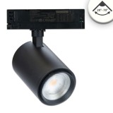 ISOLED 3-PH Schienen-Strahler Vollspektrum fokussierbar, 42W, 20°-70°, schwarz matt, 4000K