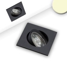 ISOLED LED Einbauleuchte Slim68 schwarz, eckig, 9W, warmweiß, dimmbar