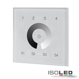 Isoled DALI 4 Gruppen / 4 Szenen Einbau-Touch Master-Dimmer, weiß, 230V AC oder DALI-Bus Spannung 115061