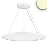 ISOLED LED Office Hängeleuchte Up+Down, 20+20W, DN610, weiß, UGR19, 3000K, DALI dimmbar