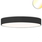 ISOLED LED Deckenleuchte, DN1000, schwarz, 160W, ColorSwitch 3000/3500/4000K, dimmbar
