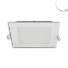 ISOLED LED Downlight, 9W, eckig, ultraflach, blendungsreduziert, weiß, neutralweiß, dimmbar CRI90