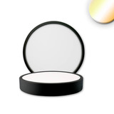 Isoled LED Deckenleuchte PRO schwarz, 8W, rund, DN120, ColorSwitch 2700/3000/4000K, dimmbar 115498