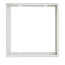 ISOLED Aufbaurahmen weiß RAL 9016, Höhe 5cm, für LED Panels 625x625, steckbare Schnellmontage