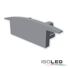 ISOLED Endkappe EC229 für Profil MINI-EB V2, grau, gerade, 1 STK