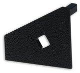 ISOLED Endkappe EC111R schwarz für Profil CORNER18 mit Kabeldurchführung, rechts 1 STK