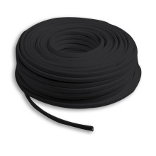 Isoled Kabel PUR-ummantelt, schwarz, 5x0,5mm² H05BQ-F, Meterware 116603