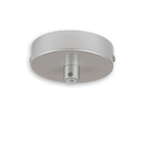 Isoled Deckenbaldachin rund, grau, für Kabel mit bis zu max. 9,8mm Manteldurchm. 116606
