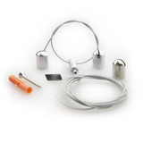 Isoled Seilabhängung Z04 für LAMP30 V2, Länge bis 3m, 2 Stk, inkl. Befestigungsmaterial 116647