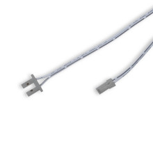Isoled Endkappe grau für Surf12 Flat mit Einspeiser FC-Flexband, 50cm Kabel + MiniAmp-Stecker, max. 3A 116661