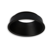Isoled Cover für LED Spot und Modul SYS-GU10, schwarz matt, rückversetzt, UGR<12 116685