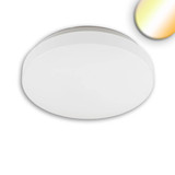 Isoled LED Deckenleuchte 13/18W mit HF-Sensor, weiß rund, DN280, IP64, 120lm/W, ColorSwitch 3000/4000/6000K 116718