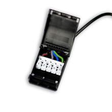 Isoled Anschlussbox 2x5-polig, 0,5-2,5mm², max. 450V/16A zur Durchverkabelung, mit 30cm Anschlussleitung 116726