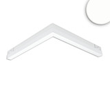 Isoled Track48 Eckleuchte horizontal weiß, 20W, 120°, 48V DC, 4000K, CRI90, prismatisch, Line+ DALI dimmbar 116746