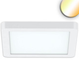 Isoled LED Aufbau/Einbauleuchte Flex Pro 300x300, 22W, weiß, 120lm/W, 3000/3500/4000K, dimmbar 116831