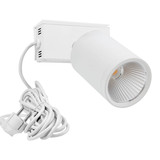 Isoled LED Strahler mit Montagebügel und Schukostecker, 40W, 36°, schwenkbar, weiß matt, 3000K, CRI>90 116868