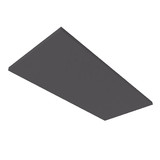 Isoled Akustikabsorber H25 für Leuchtenrahmen mit Innenformat 500x1192mm, anthrazit 116913