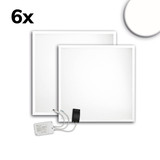 Isoled LED Panel ECO Backlight Line 625 UGR<19 2H/2H, CRI80, 36W, neutralweiß, 6er Pack, 1-10V dimmbar 116942