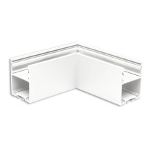 Isoled LAMP30V1 90° Eck, geschweißt, 120x120mm, weiß RAL 9003, exkl. Cover 116969