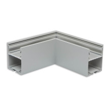 Isoled LAMP30V1 90° Eck, geschweißt, 120x120mm, silber pulverbeschichtet, exkl. Cover 116970