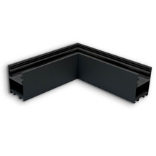 Isoled LAMP30V2 90° Eck, geschweißt, 120x120mm, schwarz RAL 9005, exkl. Cover 116971