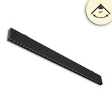 Isoled LED Hängeleuchte Raster UGR<19, 36°, 120cm, schwarz, 30W, 3000K, DALI dimmbar 117055