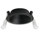 Isoled Einbaur. f. Einbaustrahler Back68&LED Modul SYS-GU10, schwenkbar, schwarz matt 117116