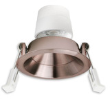 Isoled LED Einbaustr. Back68, rosegold, rund, 5W, CRI90, 3000K, schwenkbar, rückvers., UGR<12, dimmbar 117135