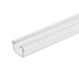 Isoled Gardinen-Inlay klar, Innenformat B=9.7 H=6.5mm Schlitz 6mm, 100cm 117218