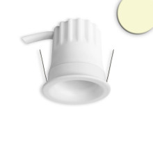 Isoled LED Einbaustrahler BACK32, weiß matt, rund, 5W, CRI90, 2700K, rückversetzt, Honeycomb, dimmbar 117244