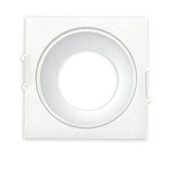 Isoled Einbaurahmen für MR11/GU10 Mini Spots, eckig, weiß 117360