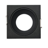 Isoled Einbaurahmen für MR11/GU10 Mini Spots, eckig, schwarz 117361