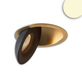 Isoled LED Einbauleuchte Sphere gold/schwarz, 2700K, 10W, CRI90, dimmbar 117375